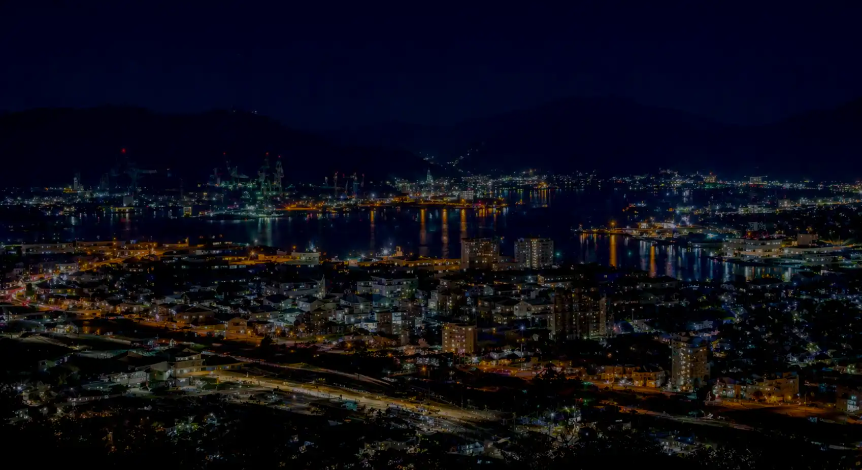 敦賀市エリアの夜景